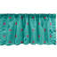 Cantonnière Ambesonne - paquet de 2 fleurs sauvages roses - bleu sarcelle