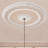 Blanco Wreath Round Chandelier Ceiling Medallion