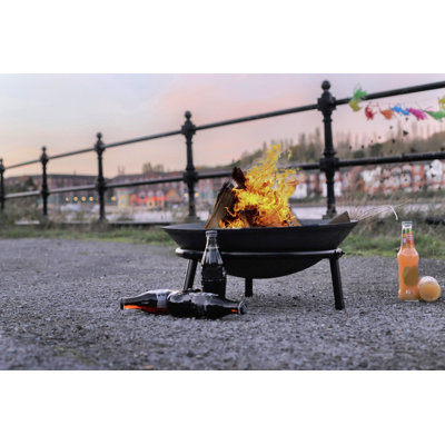 Skerry Round Cast Iron Smokeless Fire Pit