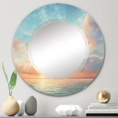 Baizen - Miroir mural rond