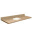 Dessus de salle de bain simple 61 po meuble-lavabo-19334242-19334243-19334246