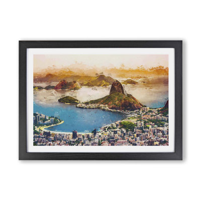 Skyline Of Rio De Janeiro In Brazil - Single Picture Frame Print