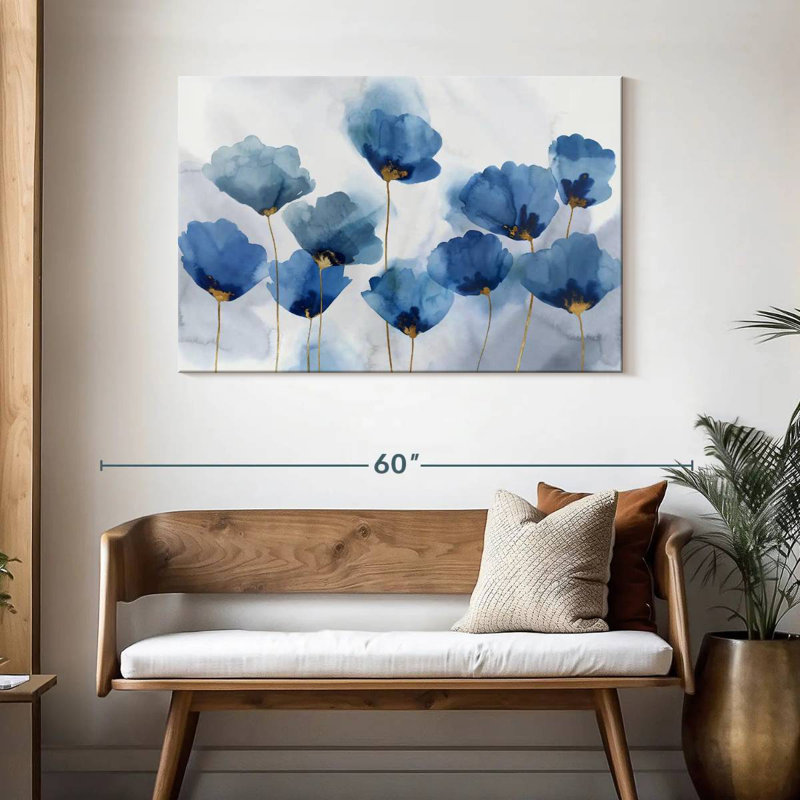 Harnek Azure Gathering, 30" H x 45" W