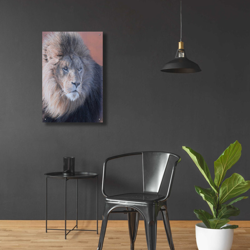 «Christian» par Sam Dolman, art mural en verre acrylique, H 36 po x l 24 po x P 0,2 po