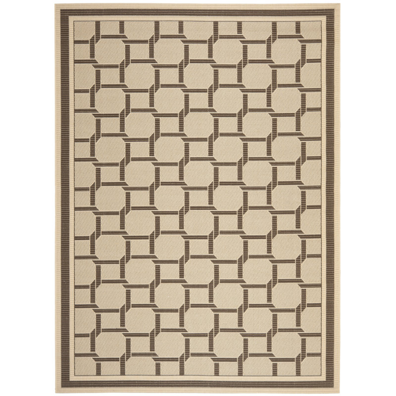 Resort Martha Stewart Performance Geometric Rug, Rectangle 5'3" x 7'7"