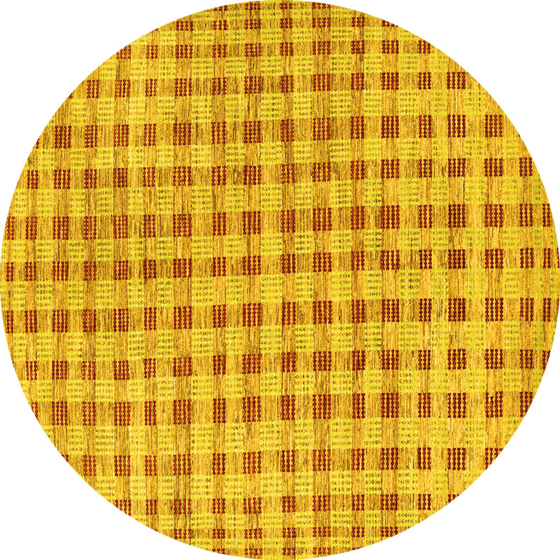 Tapis contemporains jaunes lavables à la machine 316, Rectangle 2 pi x 3 pi
