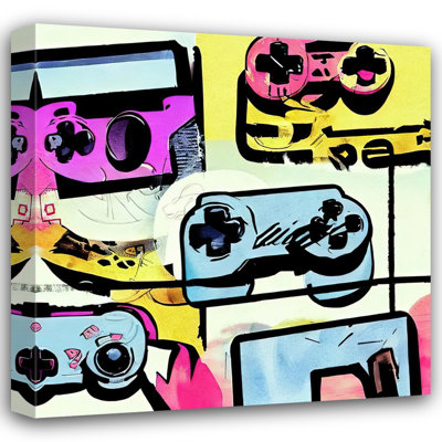 " Video Game Controller 147 " by Stephen Chambers Painting Print