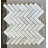 Statuary 1x3 Herringbone Marble Mosaic Tile