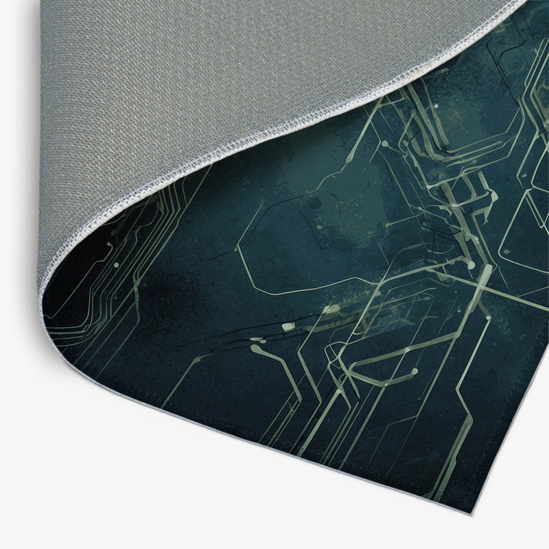 Tapis intérieur et extérieur Void Nexus, Rectangulaire 8 pi x 10 pi