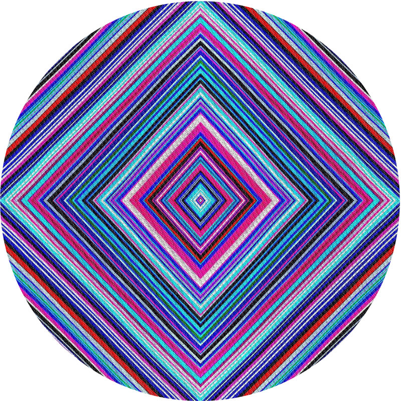 Tapis rose Kirchoff, Rond 5 pi