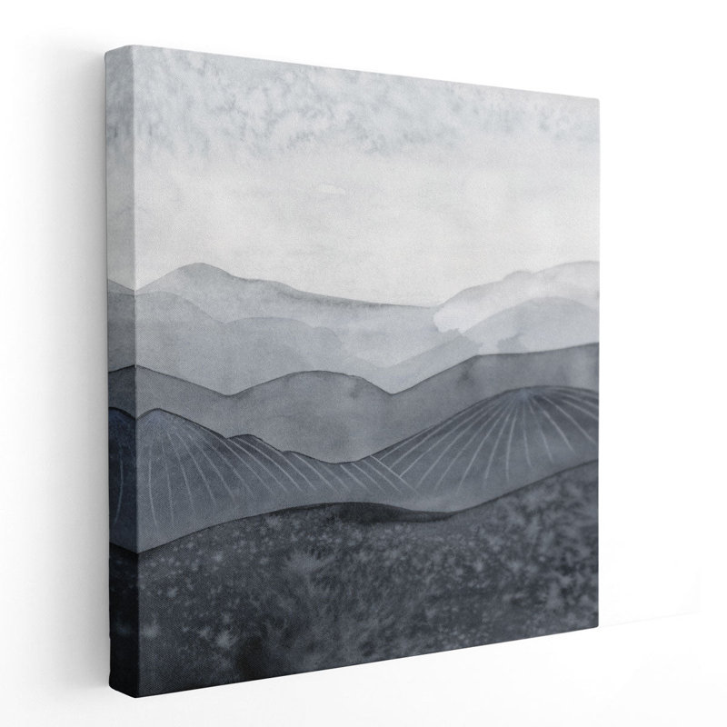 «Blustering Valley I», reproduction d'art sur toile, H 12 po x l 12 po