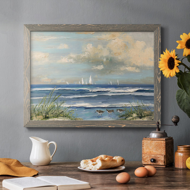 «Ocean Regatta», reproduction de photo sur toile, Gris, H 22 po x l 32 po x P 1,5 po