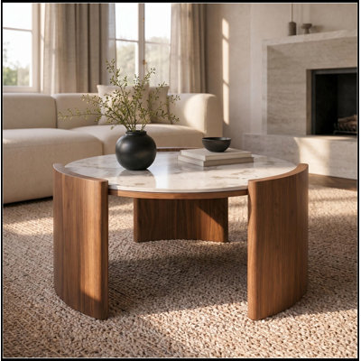 Round Risher with Thick Curved Legs