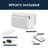 Windmill 10,000 BTU Inverter Window Air Conditioner with WhisperTech - Ultra-Quiet & Smart, Cools up to 450 Sq. Ft. - #1 Easy Install, App/Wi-Fi, Voice-Enabled, Remote Control, Energy Star