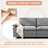 84” Upholstered Cloud Sofa-1119419532