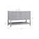 Krish 48'' Single Bathroom Vanity with Engineered Marble Top