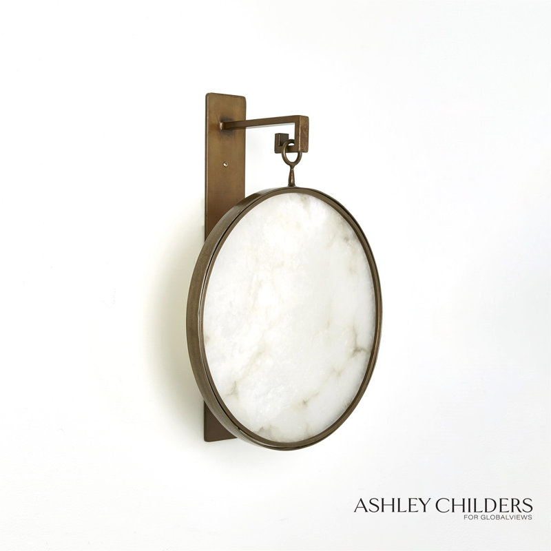 Anya Wall Sconce-Black/Bronze