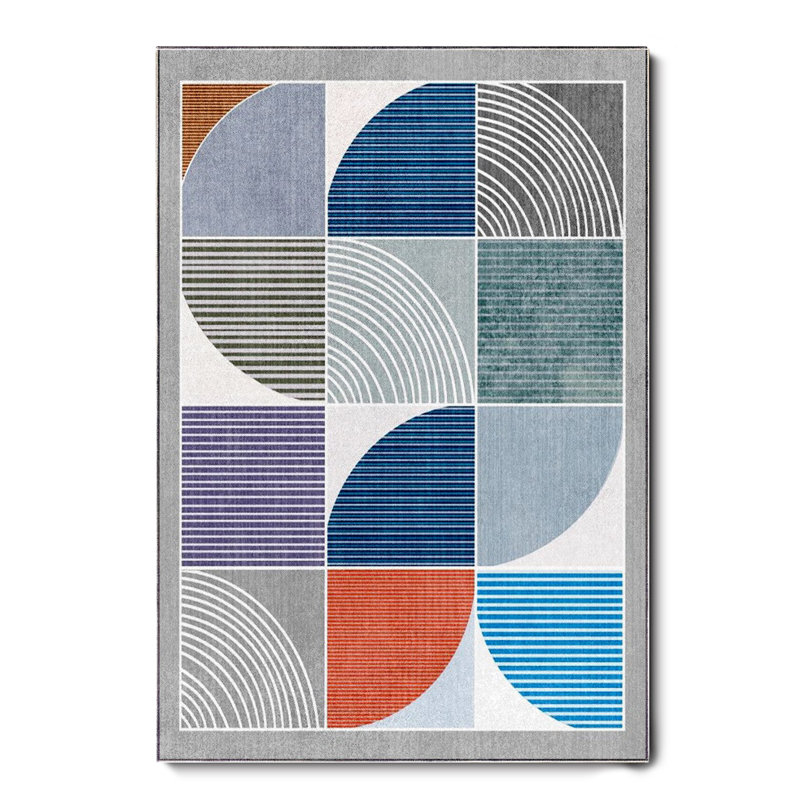 Tapis en coton Dayanara, Rectangle 3 pi 11 po x 5 pi 11 po