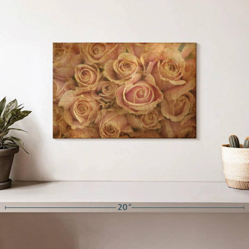 Harnek Rustic Roses, 8" H x 12" W