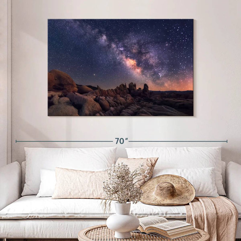 Alvord Joshua Tree Voie Lactée, H 32 po x l 48 po