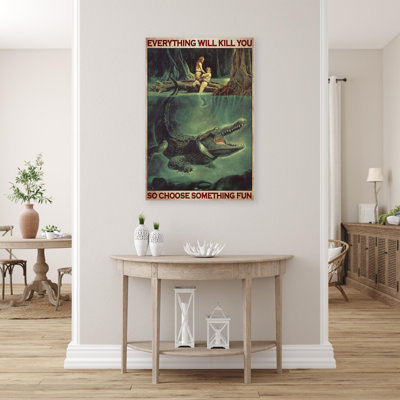 «Sighild Hute Choisissez quelque chose d'amusant 2 - 1 pièce», reproduction d'art graphique sur toile tendue