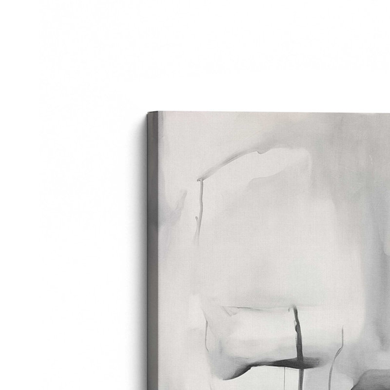 Impression sur toile monochrome Whisper II, 54" H x 36" W x 1.25" D, Toile tendue