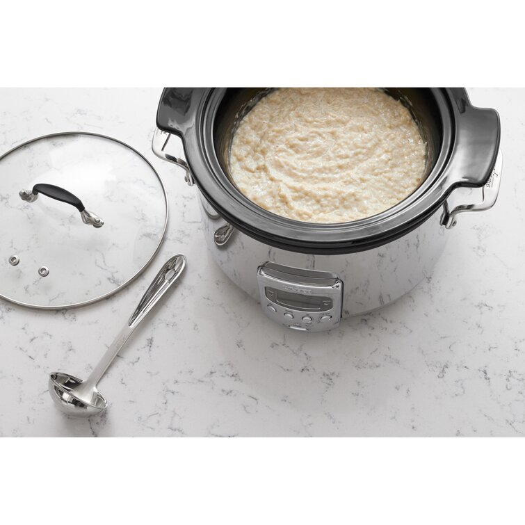 All Clad 4 Qt. Stainless Slow Cooker Crock Pot Ceramic Insert Model SERIE  SC03 - Shopping.com
