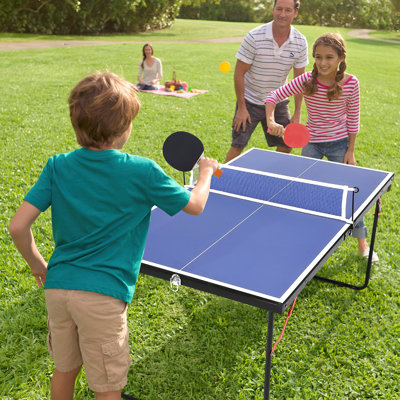 Gaomon Foldable Table Tennis Table (Paddles Included)