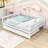 Clyda Daybed with Twin Trundle and Fence Guardrails-970105888-970105893