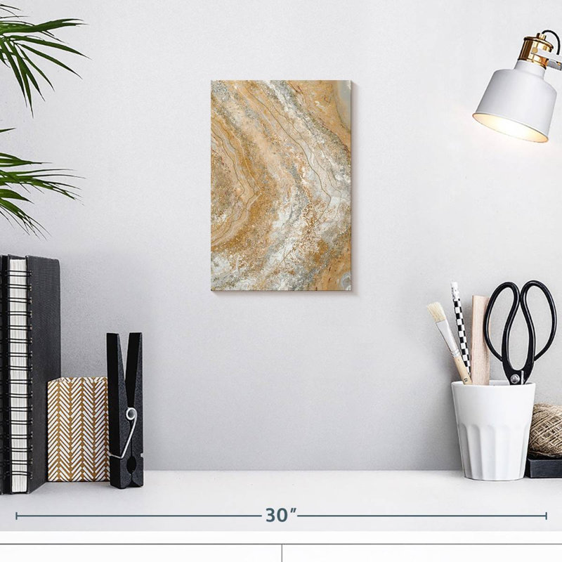 Avery Cool Earth Marble Abstract I, 12" H x 8" W