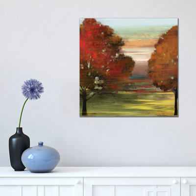 Flow Trees II by Allison Pearce - Wrapped Canvas Painting