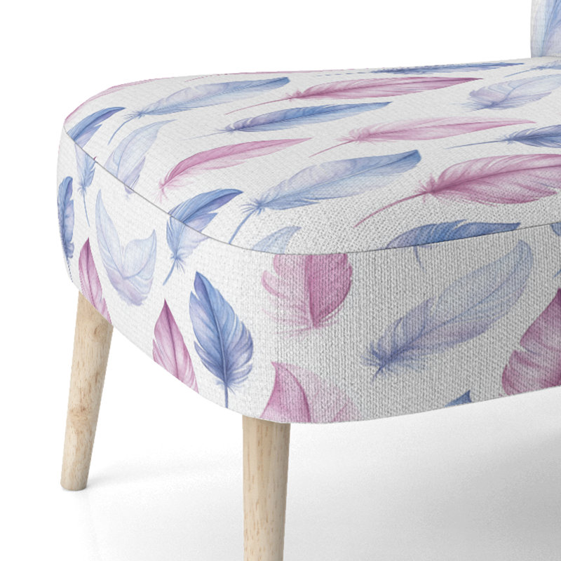 Chaise d'appoint rembourrée Girls Airy, Chaise d'appoint sans accoudoirs