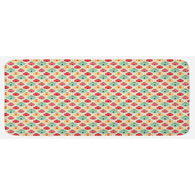 Tapis de cuisine coccinelle