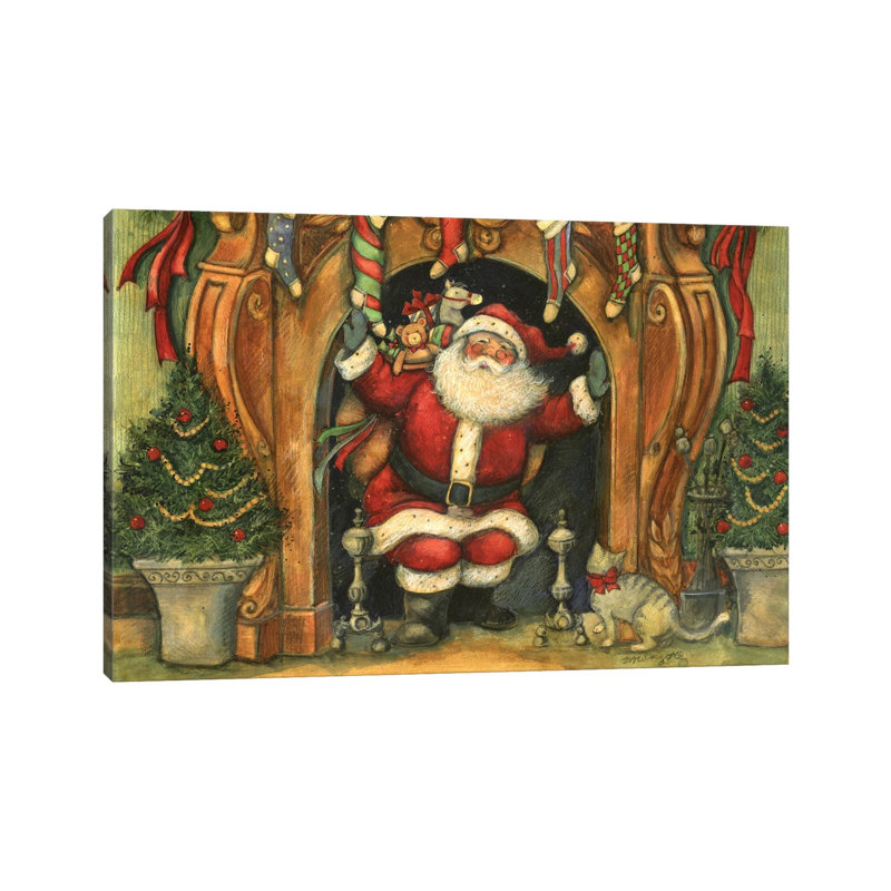 Down The Chimney by Susan Winget - Gallery-Wrapped Canvas Giclée on Canvas, No Frame, 66.04 cm H x 45.72 cm W x 1.91 cm D
