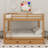 Queen Size Bunk Bed With Trundle-1166881654