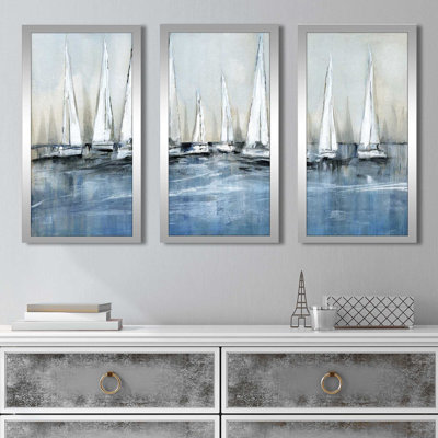 " Waiting For The Sun " by Susan Jill 3 - Pieces