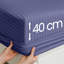 Luxury Striped Microfiber Fitted Sheet - 40 cm Deep Pocket, Ultra-Soft, Wrinkle-Resistant & Easy Car-648432972-648433012