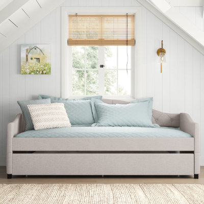 Kylan Upholstered Daybed with Trundle