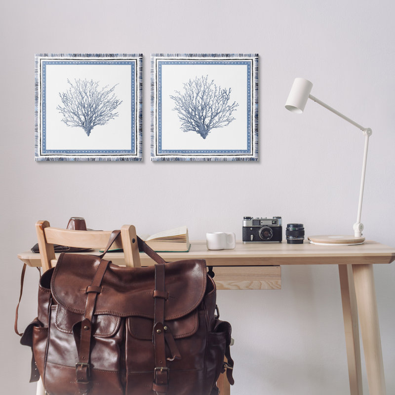 Ensemble de toile 2 pièces Maritime, H 17 po x l 17 po
