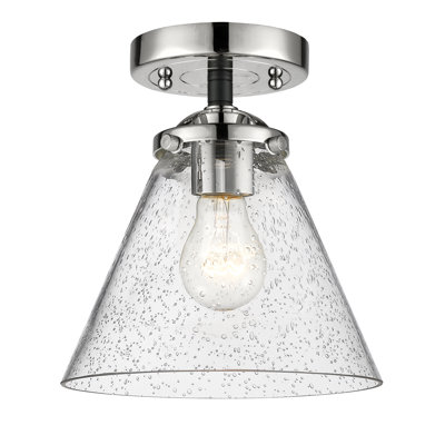 Plafonnier semi-encastré 1 lumière 7,75 "teme