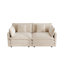Canapé-lit modulaire en tissu d'ameublement Chenille-850647512