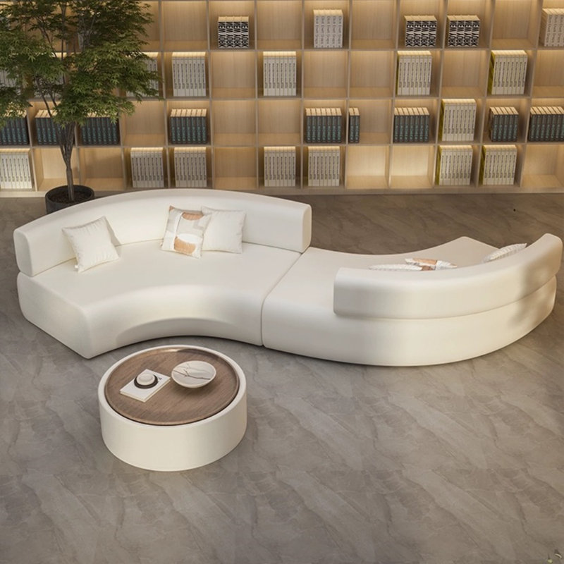 Creative Minimalist Sofa, 26.38" H x 110.24" W x 33.46" D