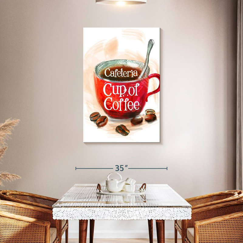 Yarlin Cafeteria Coffee Sign, 45" H x 30" W