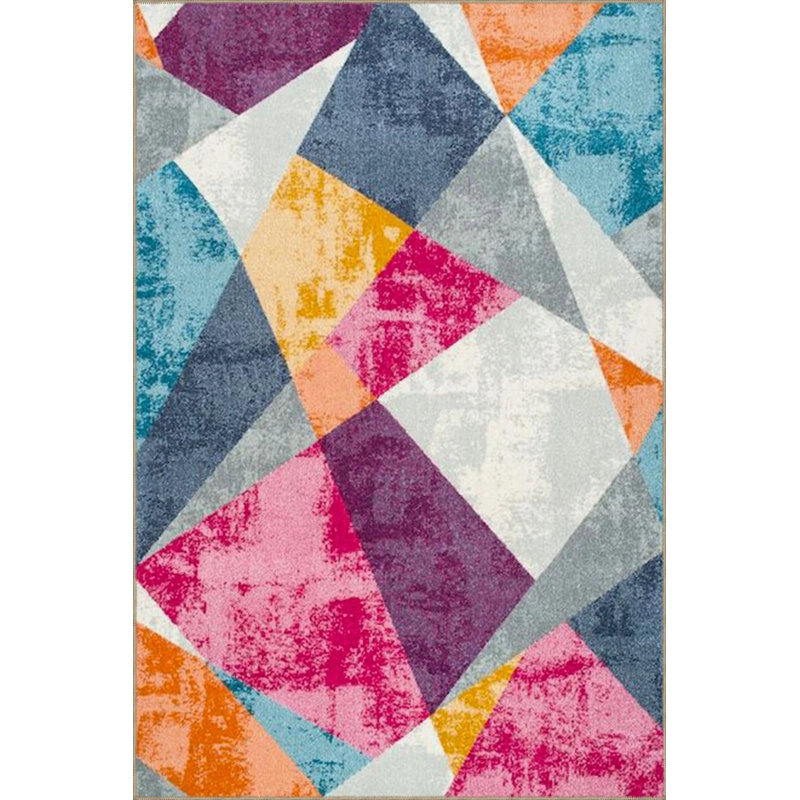 Tapis décoratif à motif géométrique Company, Rectangle 5 pi 2 po x 7 pi 7 po