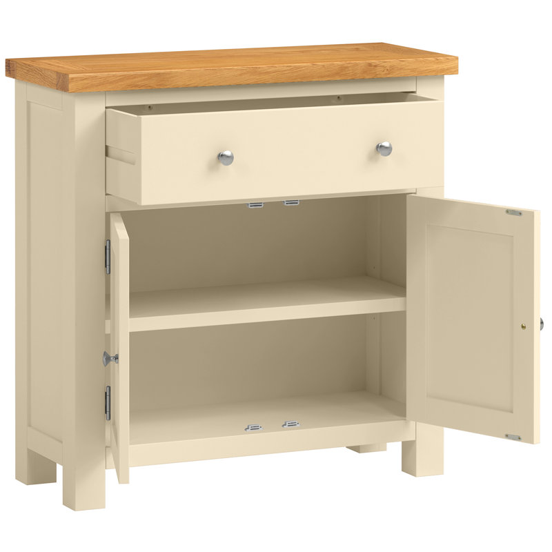 Oxford 80 cm W Oak Solid Wood Sideboard