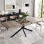 Table de salle à manger extensible rétro avec boîte de rangement-1967832973