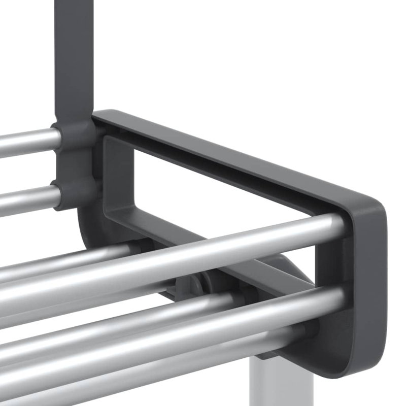 Updegraff Door Organizer with 5 Shelves Aluminum