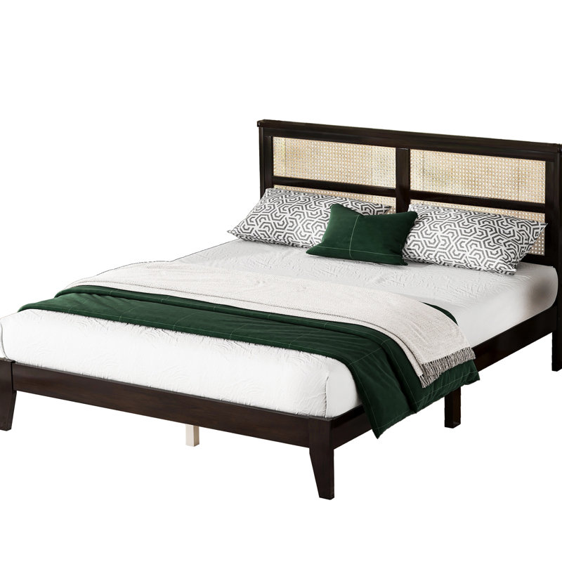 Grand lit en bois avec tête de lit Bewitching