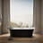 Volute 70-7/8 In. X 30-3/8 In. Freestanding Bath With Base