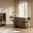Novara Marble Top Bar Cabinet